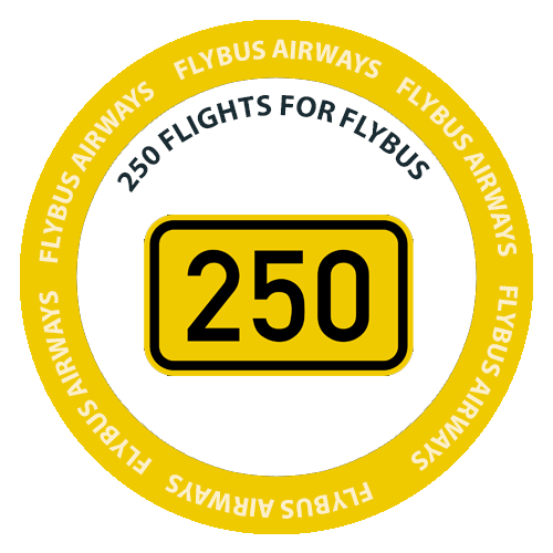 250 Flights for FlyBus
